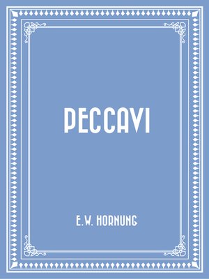 cover image of Peccavi